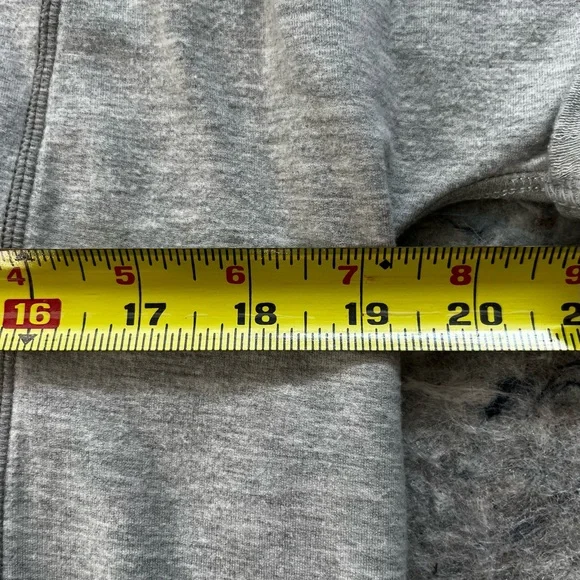 Lululemon Womens Serenity Hoodie 8 Heathered Gray Short Sleeve Pullover W3E32S - Picture 14 of 14